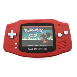 Rot IPS V2 BACKLIT LCD Nintendo Gameboy Advance GBA Konsole 10 Helligkeitsstufen - Picture 1 of 7