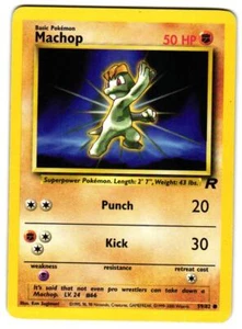 Pokemon Team Rocket Machop #59/82 häufig leicht gespielt - Bild 1 von 2