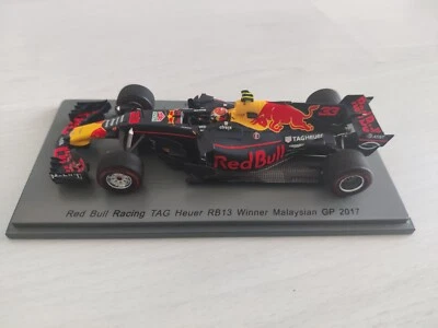 F1 Red Bull RB13, Verstappen, Winner Malaysian GP 2017, Spark, 1:43 - Image 1 of 3