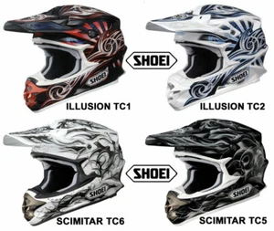 HELM SHOEI VFX-W "COLLECTOR" ILLUSION SCIMITAR .... ENDURO SUPERMOTARD SX MX - Bild 1 von 8