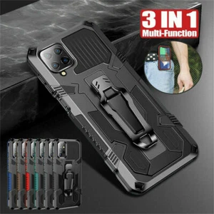 For Motorola Moto G Stylus 5G Shockproof Heavy Armor With Belt Clip Case Cover - Picture 1 of 29