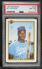 1990 Bowman Bo Jackson #378 PSA 8