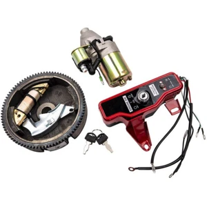 Starter Motor Kit w/ Ignition Switch Box for Honda GX160 5.5HP & GX200 6.5HP - Picture 1 of 12