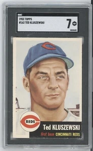 1953 Topps Ted Kluszewski #162 SGC 7 Reds - Bild 1 von 2