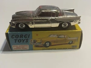 Original Vintage Corgi Toys #211S Studebaker Golden Hawk with original box - Picture 1 of 10