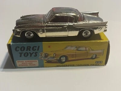 Juguetes Corgi originales vintage #211S Studebaker Golden Hawk con caja original Foto 1 de 4