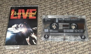 GEORGE THOROGOOD Live Cassette Tape 1986 Blues Boogie Rock BAD TO THE BONE - Picture 1 of 2