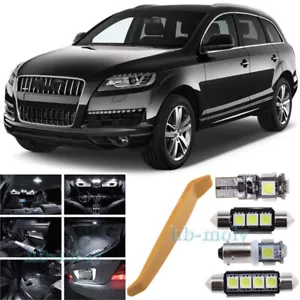 Para Audi Q7 06-15 4L LED Interior Kit Premium 16 SMD Set Blanco Libre de Errores Canbus - Imagen 1 de 10