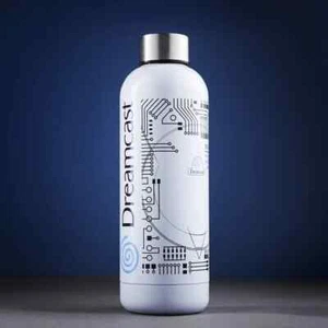 Botella de agua estilo boliche blanco Dreamcast oficial Numskull - Imagen 1 de 5