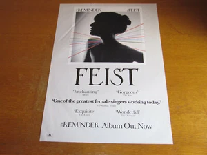 FEIST - THE REMINDER - ORIGINAL 2007 UK PROMO POSTER  - Foto 1 di 2