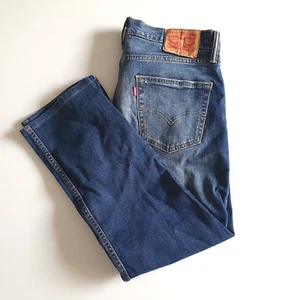 Levi's 511 Straight Mens Blue Denim Jeans Size W34 L34 - Picture 1 of 11