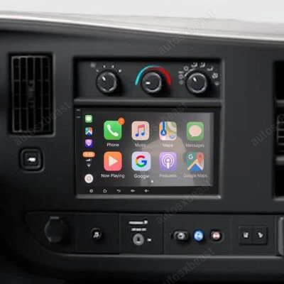 For 2008-2024 Chevrolet Express Android Auto CarPlay Car Radio Stereo +Camera Foto 1 de 4
