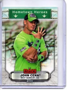 Topps #hh-21 2019 WWE Raw Hometown Heroes John Cena (Salón de la Fama) - Imagen 1 de 2