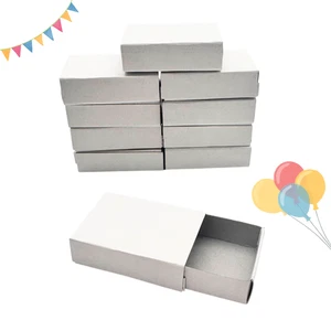 NOLA Streichholzschachteln klein, blanko, weiß, unbeklebt für Kindergeburtstage - Bild 1 von 24