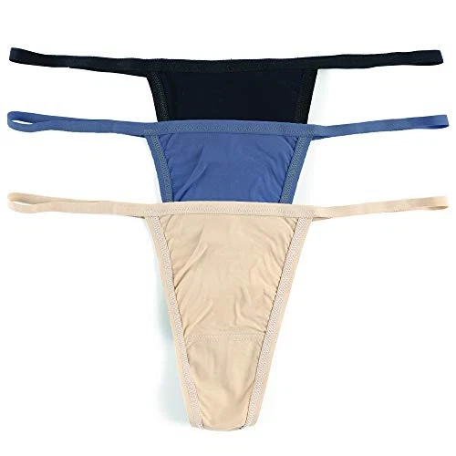 Hanky Panky, Breathe G-String, Granito, Taupe, Negro, Talla Única (0-12) Foto 1 de 1