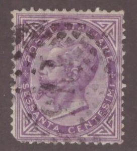 Italy Scott# 32 60c watermark 140 used - Picture 1 of 1