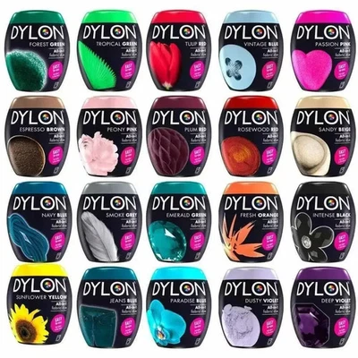 DYLON Washing Machine Fabric Dye Pod Fashion Clothes & Soft Furnishings - 350g