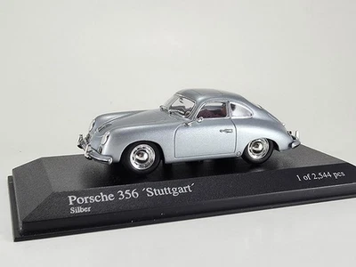 Minichamps PMA 1:43-Scale Porsche 356 Stuttgart Coupe | SILVER | MIB | 400065020 - Image 1 of 4