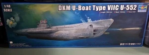 Trumpeter Models Historical Model 1/48 DKM U-Boat Type VIIC U-552 New - Picture 1 of 4
