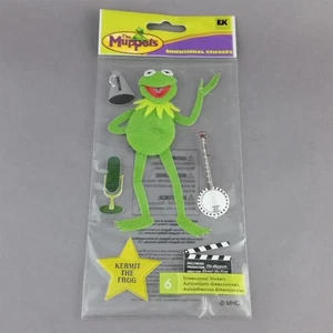 Pegatinas dimensionales Kermit Frog álbumes de recortes Jolees Boutique EK éxito verde - Imagen 1 de 3