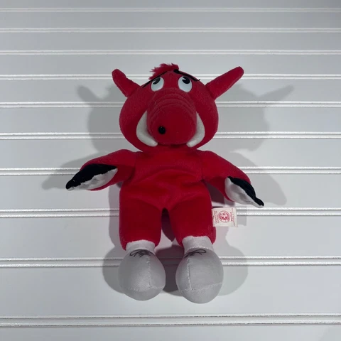 Vintage 1998 Campus Critters Arkansas Razorbacks Big Red Mascot Plush Cover