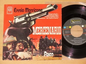 7" Ennio Morricone - Mercenario / Paco - United Artists Records - 35004 Germany - Foto 1 di 2