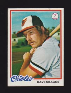 1978 TOPPS #593 Dave Skaggs BALTIMORE ORIOLES EX-MINT A - Picture 1 of 2