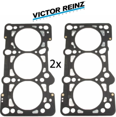 Set (2) Head Gaskets L & R Sides for Audi A6 Q 2.7L 2000-05 VICTOR REINZ (OEM) - Image 1 of 4