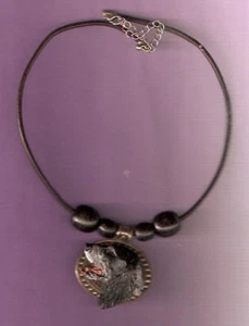 English Setter Blue Belton Necklace with Medallion and Beads Jewelry LAST ONE!* - Picture 1 of 3