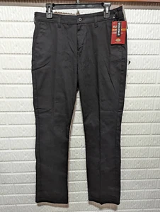 Dickies Girls Black Classic Fit Stretch Straight Leg Trouser Casual Pants 13 NWT - Picture 1 of 7