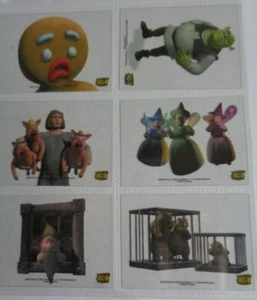 Shrek Animation Cels 6 Karten Chase Set AC1-AC6 - Bild 1 von 1