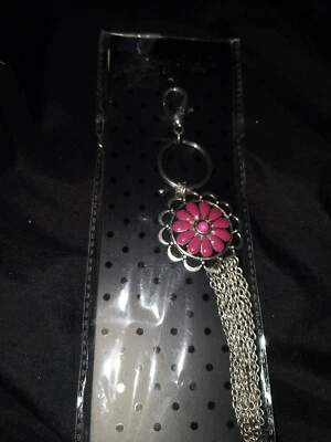 BN GRACE ADELE ROSA "MARGARITA" CLIP-ON LLAVERO BOLSO BLING ACCESORIO Foto 1 de 4