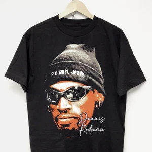 DENNIS RODMAN T-SHIRT Vintage Rap Tee Band Streetwear Hip Hop Grafik 90er Y2K - Bild 1 von 3