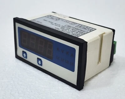 GRAINGER 12G478 AC AMMETER 0-5A RISH LD DPM-48x96-PGDA-14mm - Image 1 of 4