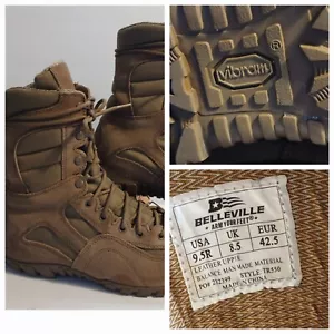 Belleville Men's TR550 Leather Nylon Arm Your Feet Multi-terrain Boots Sz 9.5 R - Picture 1 of 12
