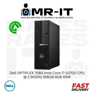 Dell OPTIPLEX 7080 Intel Core i7-10700 CPU @ 2.90GHz 256GB 8GB RAM A GRADE - Picture 1 of 2