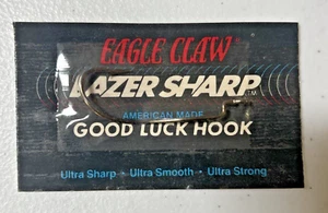 Vintage Eagle Claw Good Luck Angelhaken Made in USA Neu in Verpackung - Bild 1 von 4
