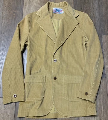 De Colección Sears Pana Disco Ocio Chaqueta Poner en Tienda Adolescente Hombre Talla 36 Reg Retro Foto 1 de 4