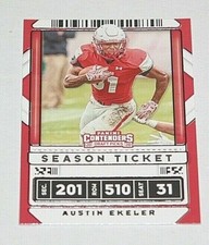 2020 Panini Contenders Draft - Season Ticket Singles - Pick From Drop Menu