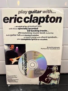 Play Guitar With Eric Clapton music tutorial book & CD learn to play - Picture 1 of 4