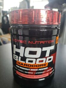 SCITEC NUTRITION HOT BLOOD HARDCORE pre-workout amino acid electrolyte creatine