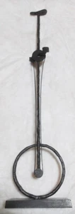 POTTERY BARN DECORATIVE BLACK METAL UNICYCLE ART SCULPTURE 21” x 5.5” x 3” - Picture 1 of 4