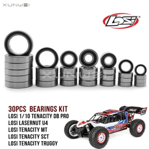 30pcs Bearings Kit for 1/10 Losi Tenacity DB Pro MT SCT Truggy Lasernut U4 - Picture 1 of 6