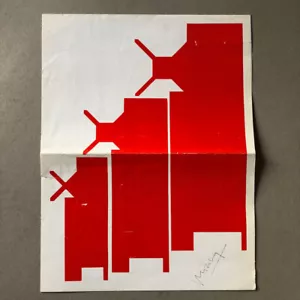 Diamantissimo - Fabienne Briard & Bertrand L'Herminier — carte de vœux — 1971. - Bild 1 von 5