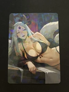 💗Naruto Kaguya hentai Sexy Goddess Waifu Anime Doujin Card oxo17 - Picture 1 of 2