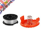 Strimmer Spool Line&Cap Rc-100-P With Spring For Black&Decker Gh912 St6600 D