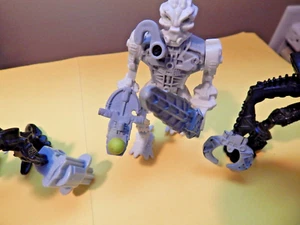 Vintage 2006 LEGO BIONICLE , McD's Toy Action Figure White + TWO .2007 BIONICLE - Picture 1 of 5