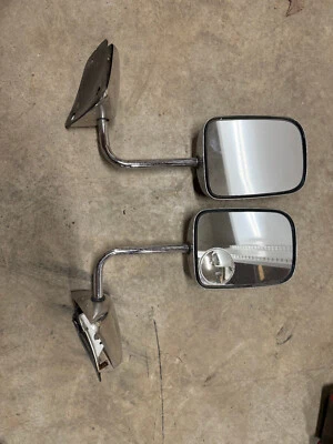 TOW CHEVROLET GMC Camión Blazer Espejos Acero Inoxidable AMBULANCIA Carrocería Cuadrada Pickup Foto 1 de 4