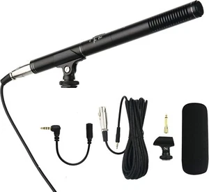 Professional Condenser Microphone - Video DSLR Camera Interview Recording Mic - Picture 1 of 13