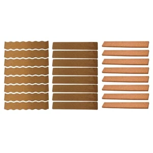 8Pcs Long Cork Board Strips for Wall, Long Self Adhesive Corkboard for Offie - Picture 1 of 11